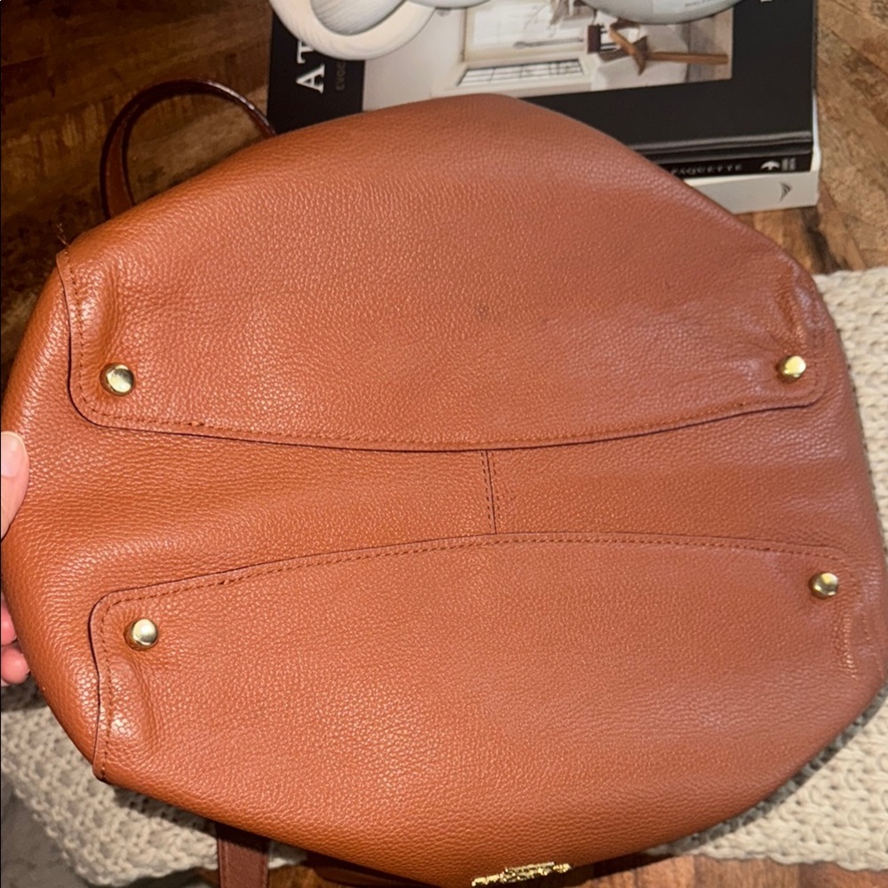 Coach Brown Leather Shoulder Bag - Picture 4 of 7